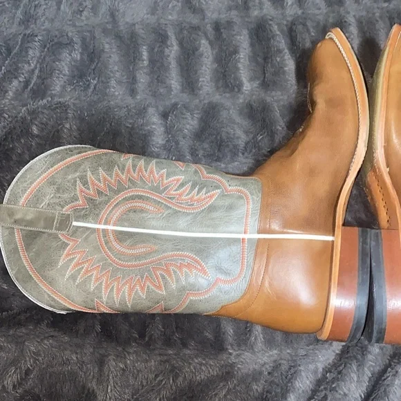 🎀Horse Power Mens Gunny Jimmy Royal Jimmy Leather Cowboy Boots! - Picture 5 of 10